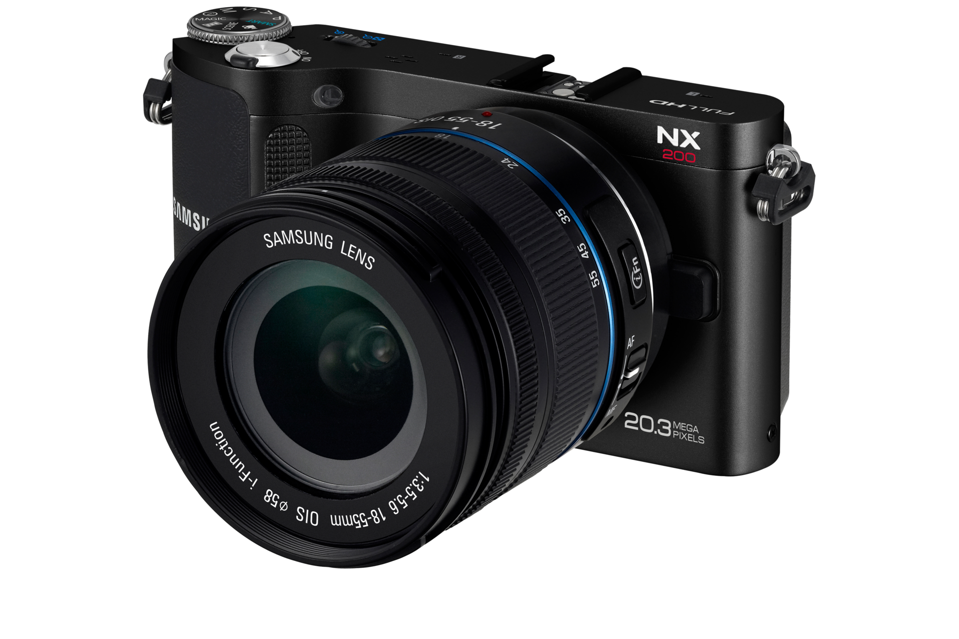 NX200 2 블랙 앞면 왼쪽 45도 줌인