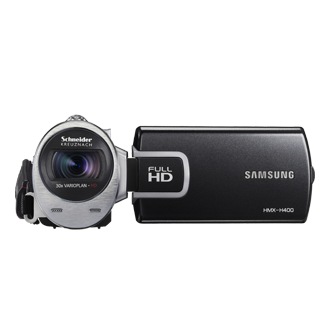 HMX-H400BD 블랙 앞면 뷰파인더 열림