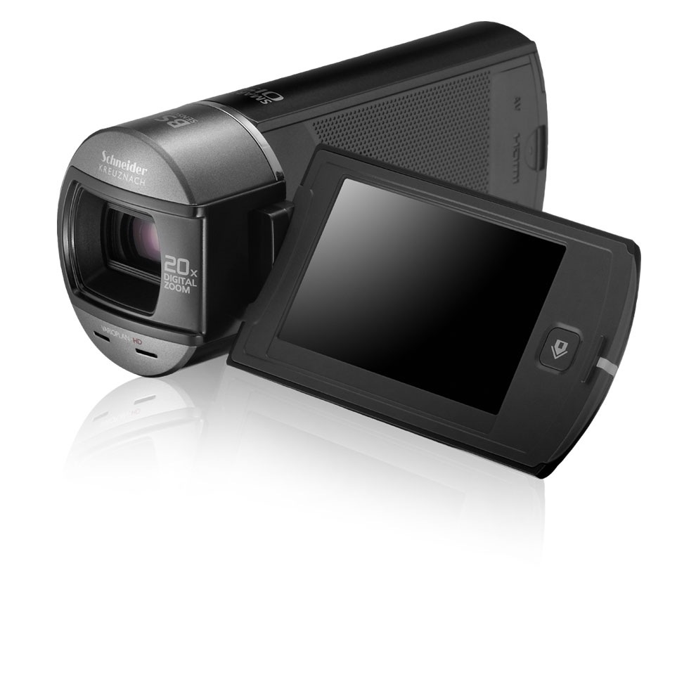 HMX-Q10BD 6 블랙 앞면 왼쪽45도 뷰파인더 열림 뷰파인더 135도
