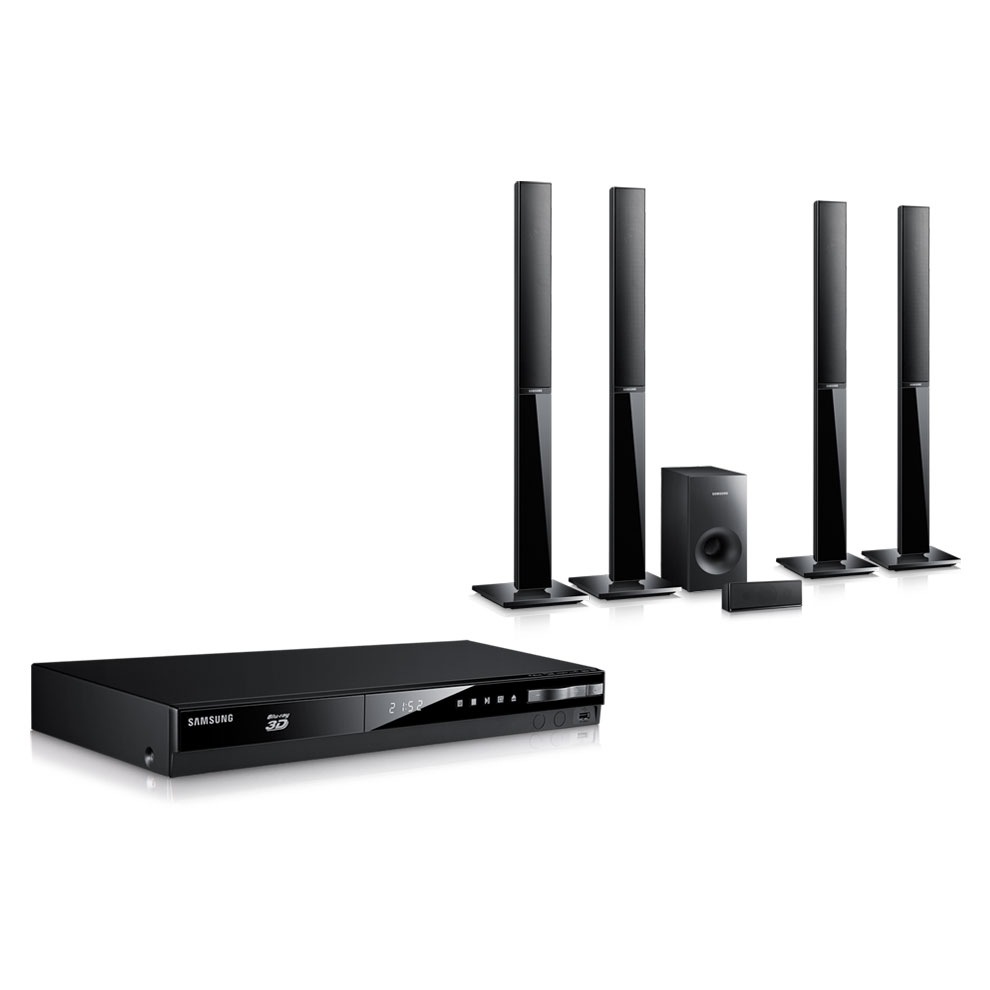 HT-E3550 5 블랙 앞면 오른쪽 45도 본체 확대
