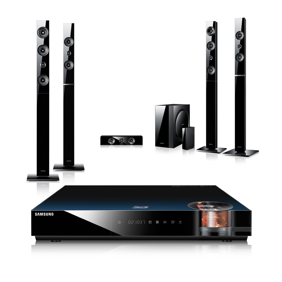 HT-E6750W 8 블랙 홈시어터 세트 미디어재생기 앞면