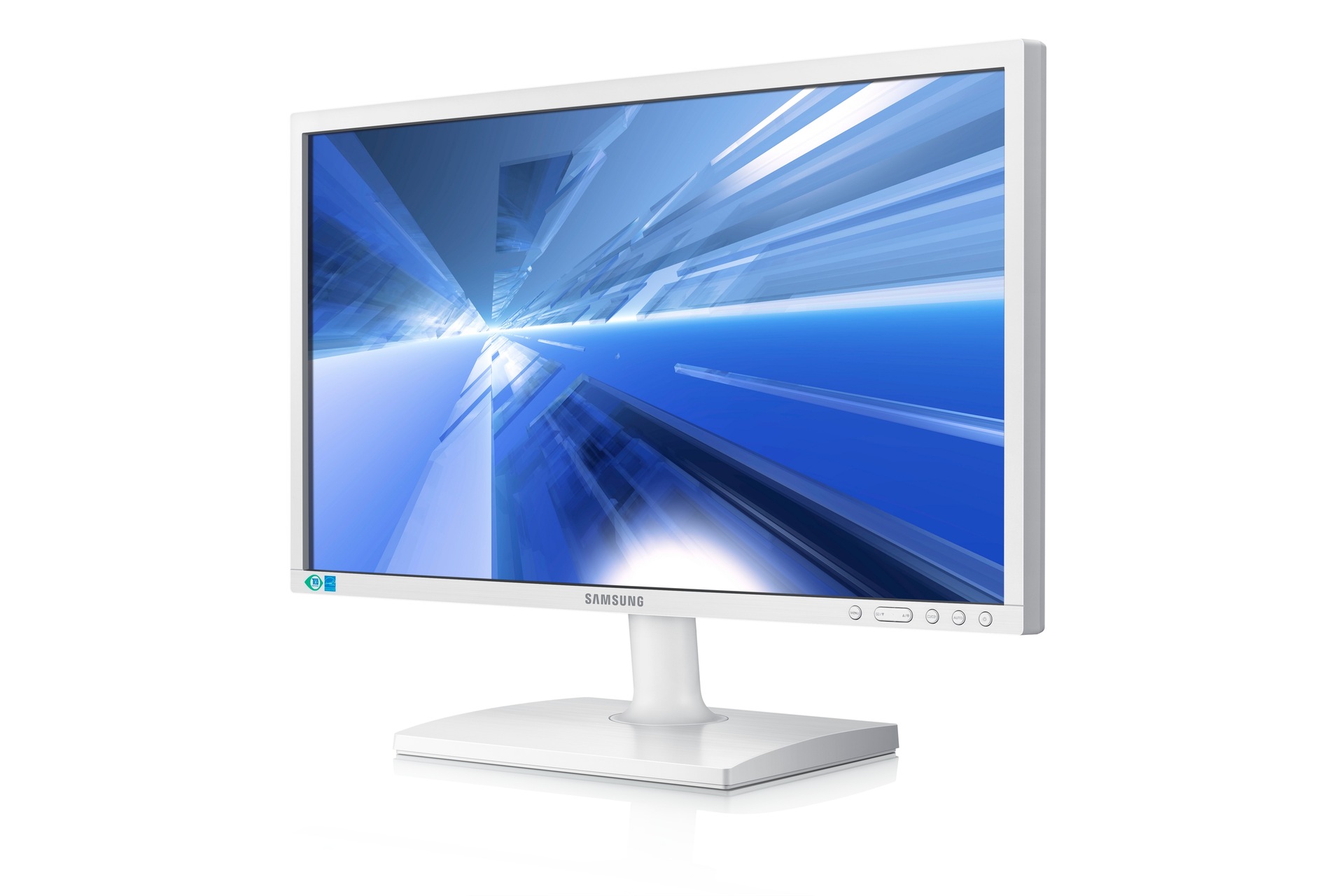 S22C210B 5 S22C210B 화이트 제품의 우측 45도 각도의 모습