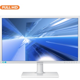 S22C210B S22C210B 화이트 제품의 정면 모습
