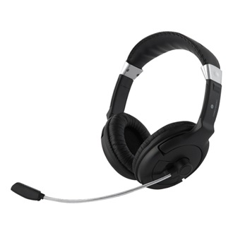 SHS-100V/B 검정 역동적 이미지, 왼쪽 45도 측면, 마이크 오른쪽 15도 측면
