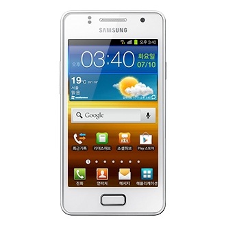 SHW-M340D 화이트 앞면
