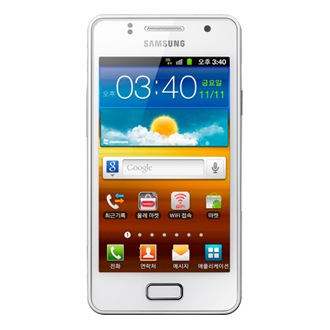 SHW-M340K 화이트 앞면