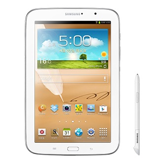 SHW-M500W 화이트 앞면, S펜