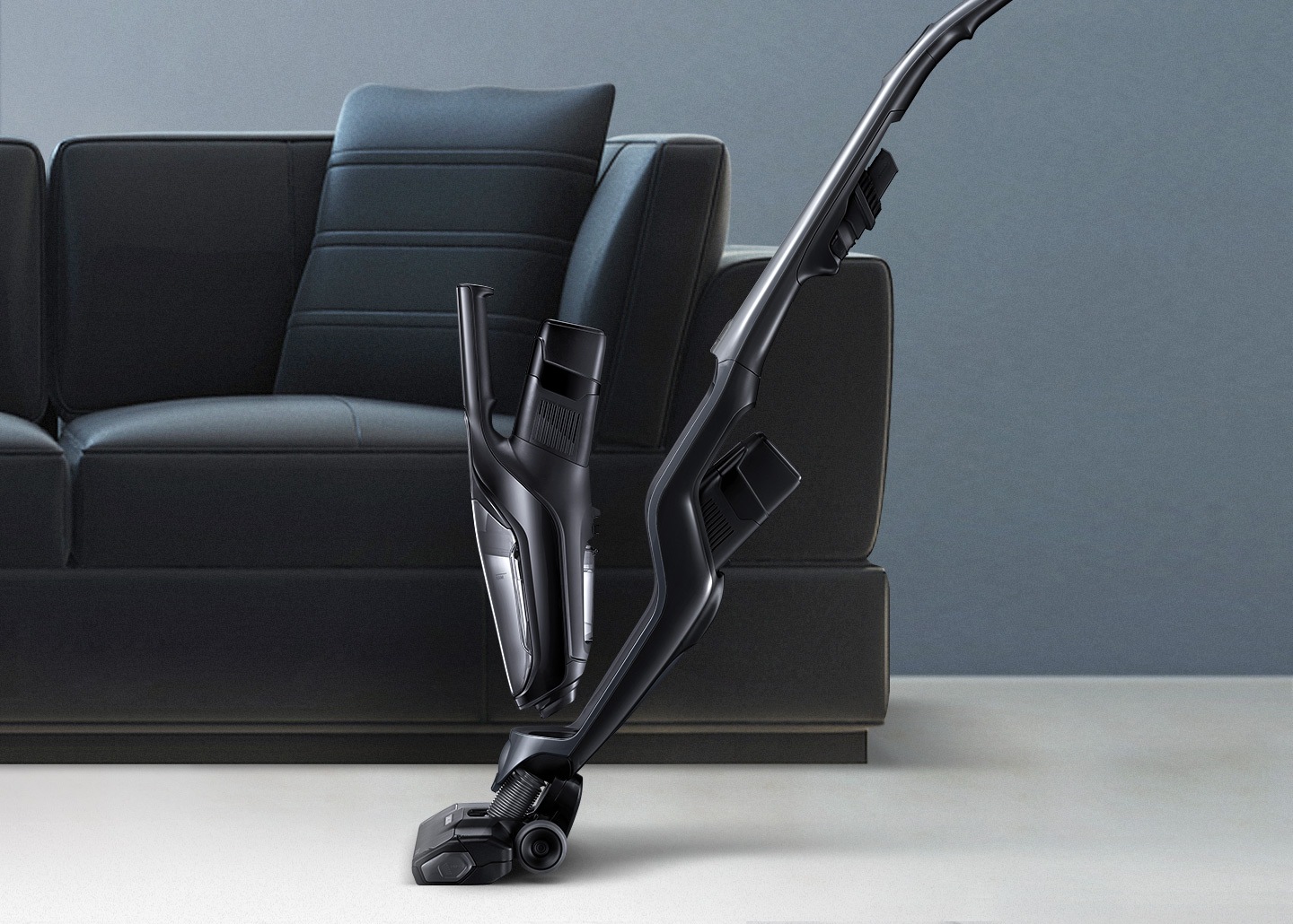   2-in-1 handheld for flexible cleaning in more areas