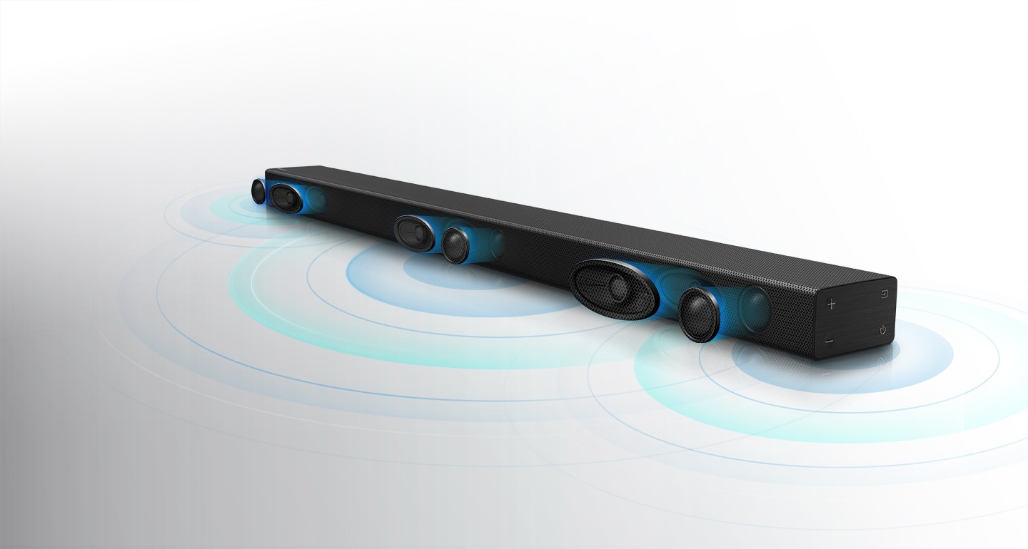 Built-in center speaker 