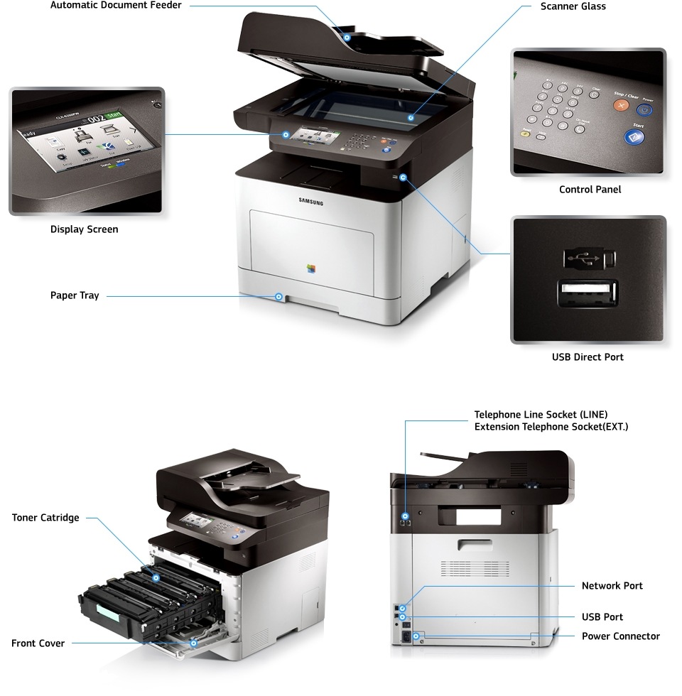 CLX6260FW Colour Multifunction (24 / 24 ppm) CLX6260FW/XSS