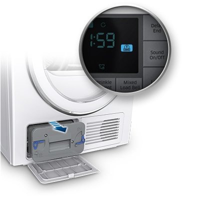 Helpful reminder for filter cleaning