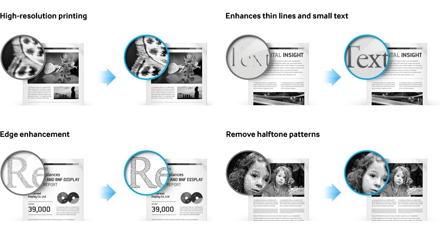 Higher-quality print output