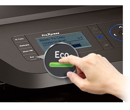 One Touch Eco button