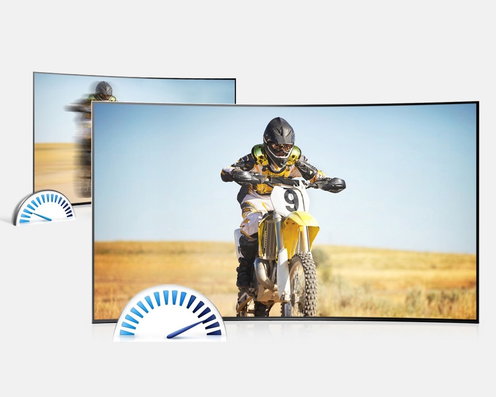 Clear Motion Rate minimizes motion blur