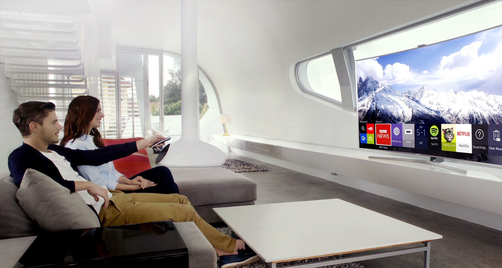 48" UHD 4K Flat Smart TV JU6000 Series 6 UA48JU6000KXXS Samsung