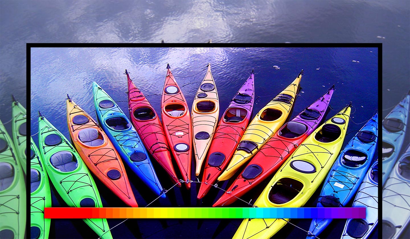 More vibrant colours for better images