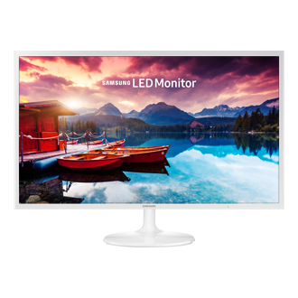 32 FHD White Monitor with Super slim design
