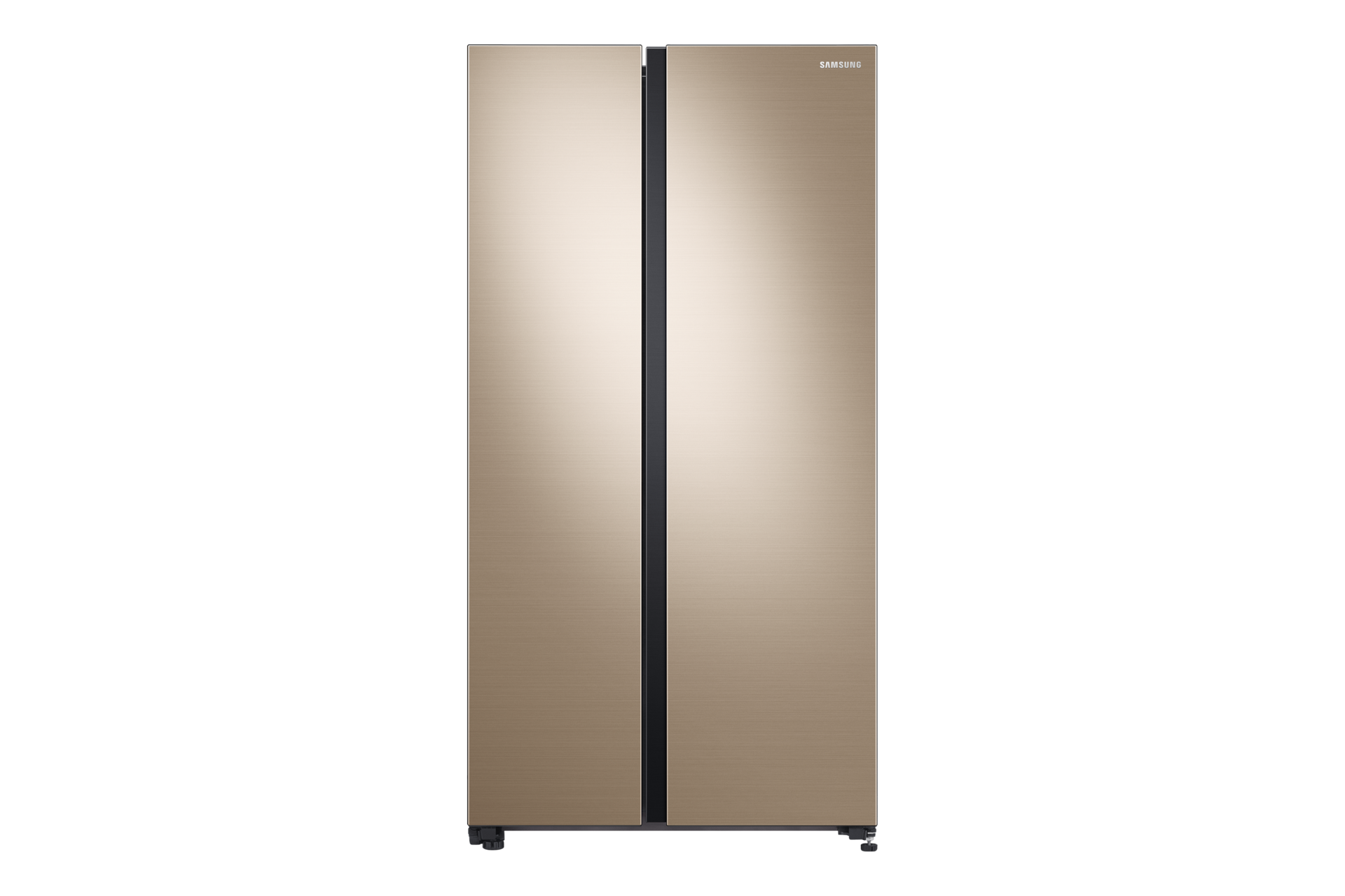 Buy Samsung RS62R5006F8 Side by Side refrigerator in Gentle Gold colour