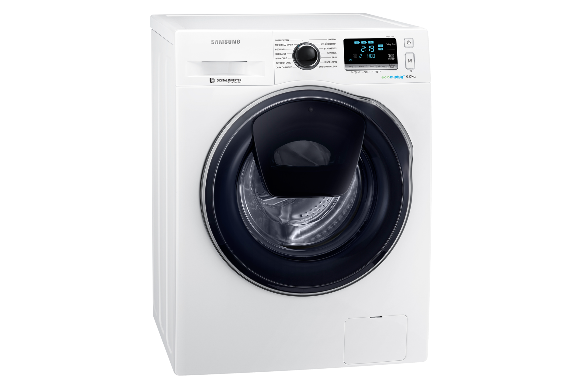 Washing Machine AddWash™ 9Kg Front Load, 3 Ticks Samsung SG
