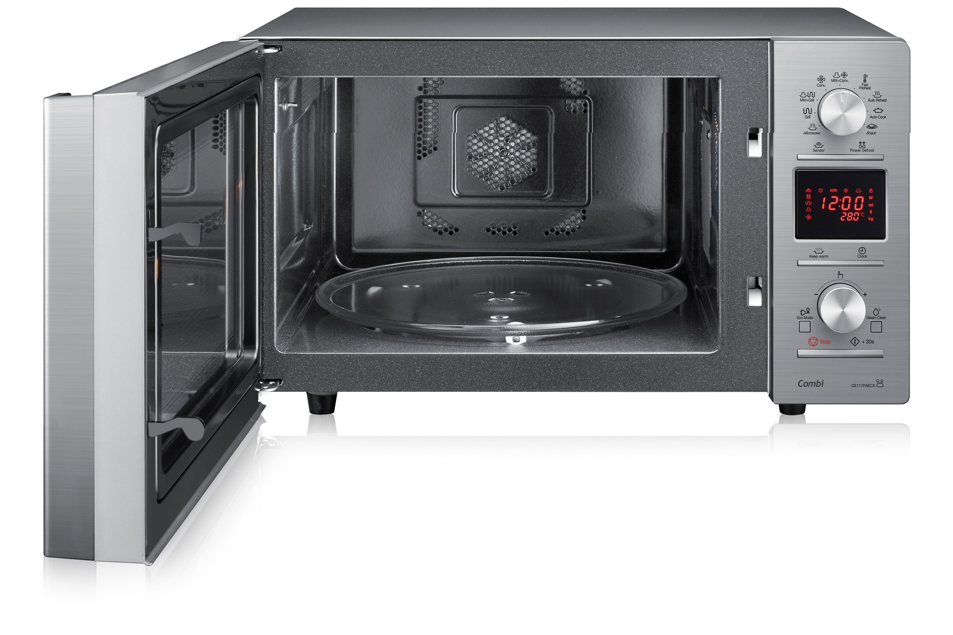 CE117PAE 2 Front open Grey
