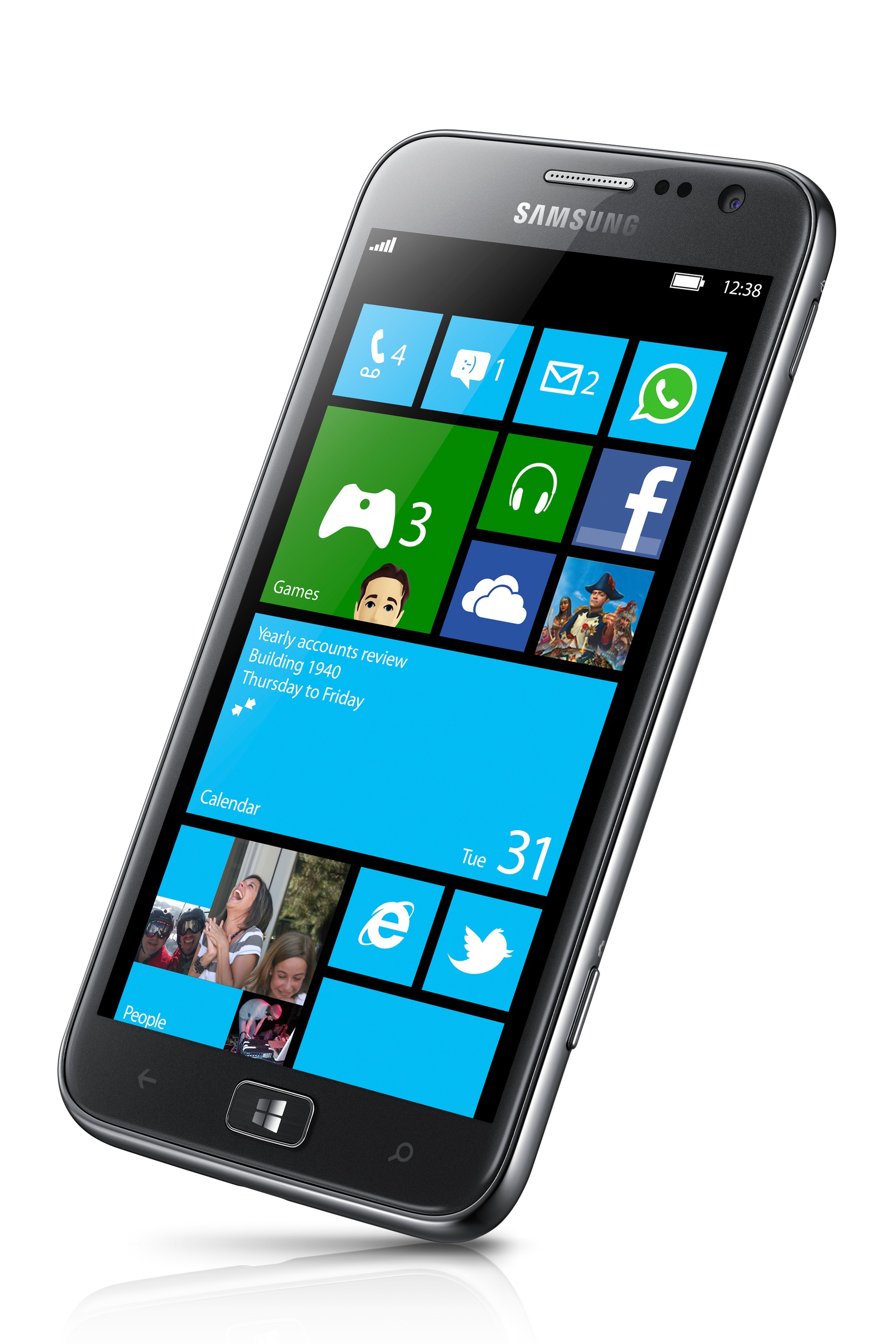 GT-I8750 8 ไดนามิก สีเงิน