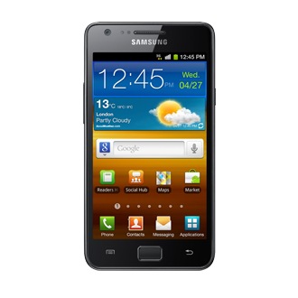 GT-I9100T ด้านหน้า