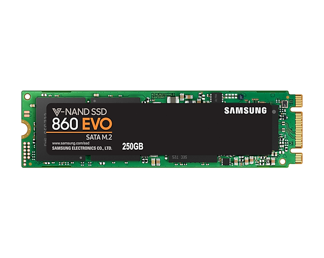 SSD Накопичувач Samsung 860 EVO SATA III M2 256Гб MZ-N6E250BW - фото 1