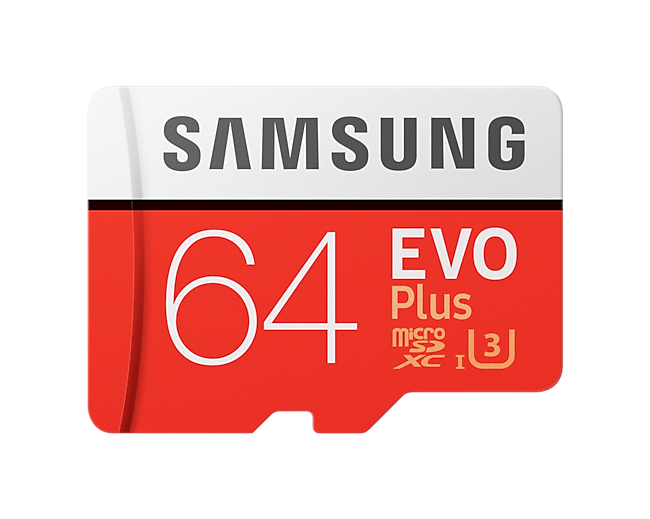 Карта пам'ті Samsung EVO Plus 64Гб із швидкістю читання до 100 MB/s MB-MC64GA/RU + SD-адаптер  - фото 1