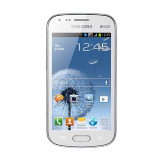 GT-S7562 Смартфон Вид Cпереду Білий