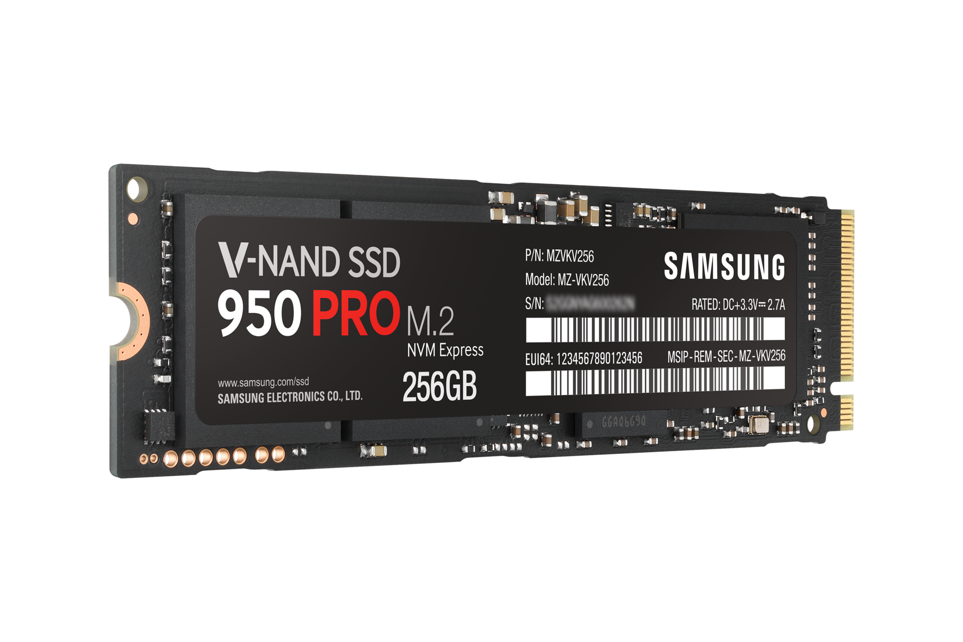 SSD 950 PRO NVMe M.2 Series 256GB MZV5P256BW Samsung UK