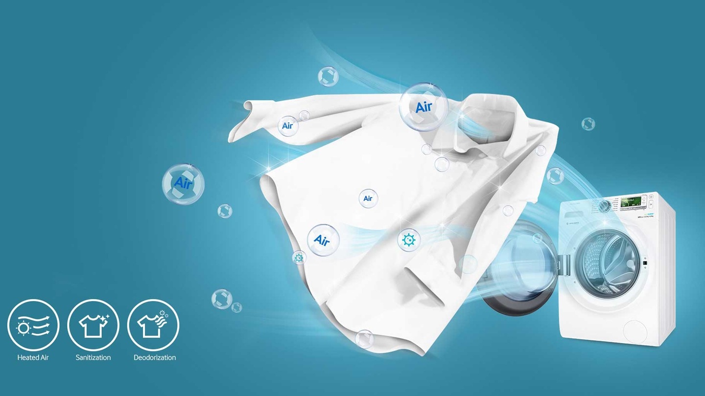 Sanitise i vestiti con Air