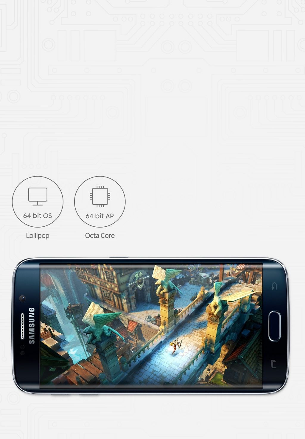 Samsung Galaxy S6 edge Black, 64GB View full specs Samsung UK