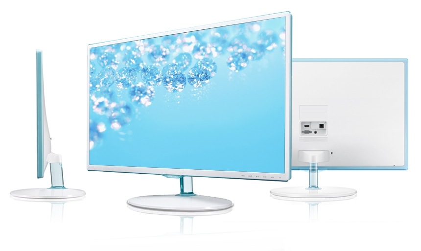 Samsung 24" LED monitor with the Touch of Colour (White) | Samsung UK