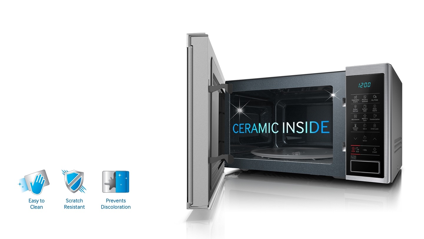 Solo Microwave Oven Mirror 23L MS23J5133AT | Samsung UK