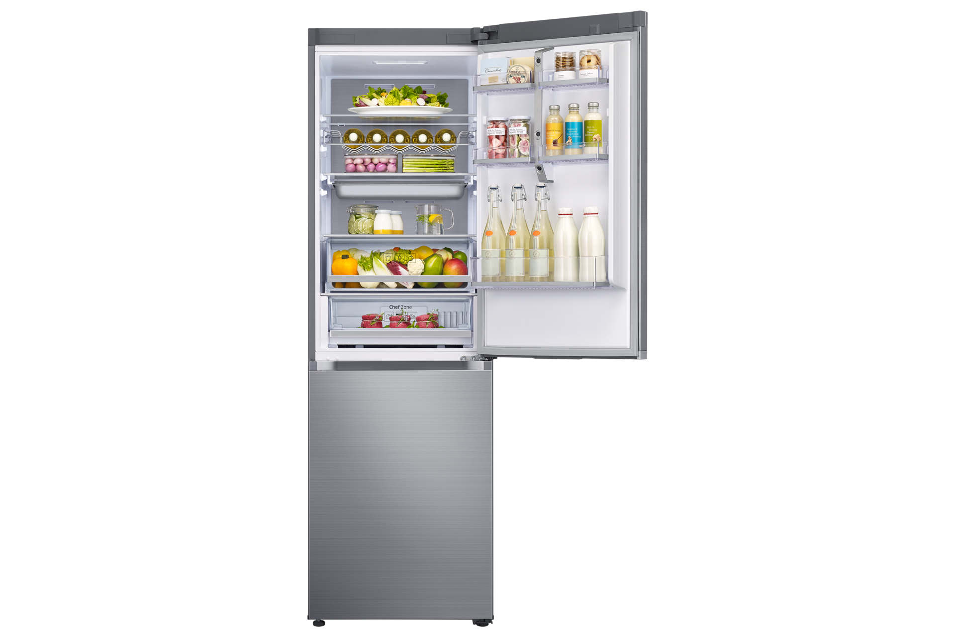 Family Hub Smart Fridge Freezer 387L Silver RB38M7998S4 Samsung UK