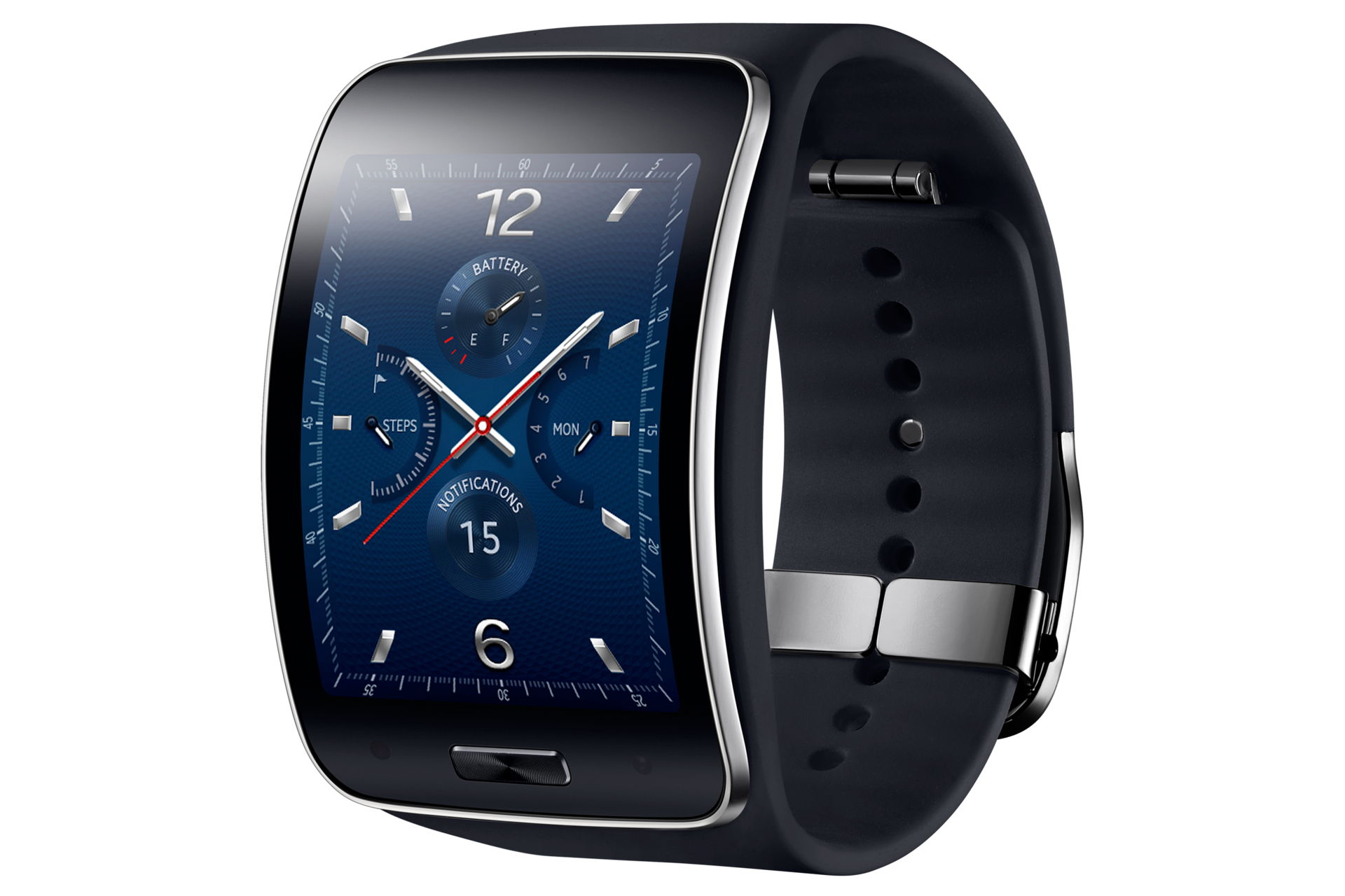 Gear S Watch 2", GPS, 3G, WiFi, Bluetooth v4.1 (Blue Black) Samsung UK