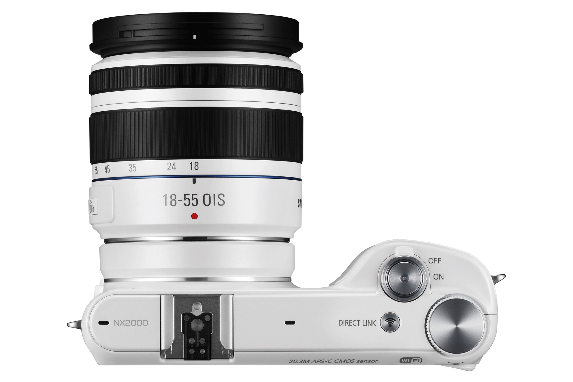 Smart Camera NX2000 & 2050mm Len Kit (White) 20.3MP 3.7ˈˈ TFT LCD NX