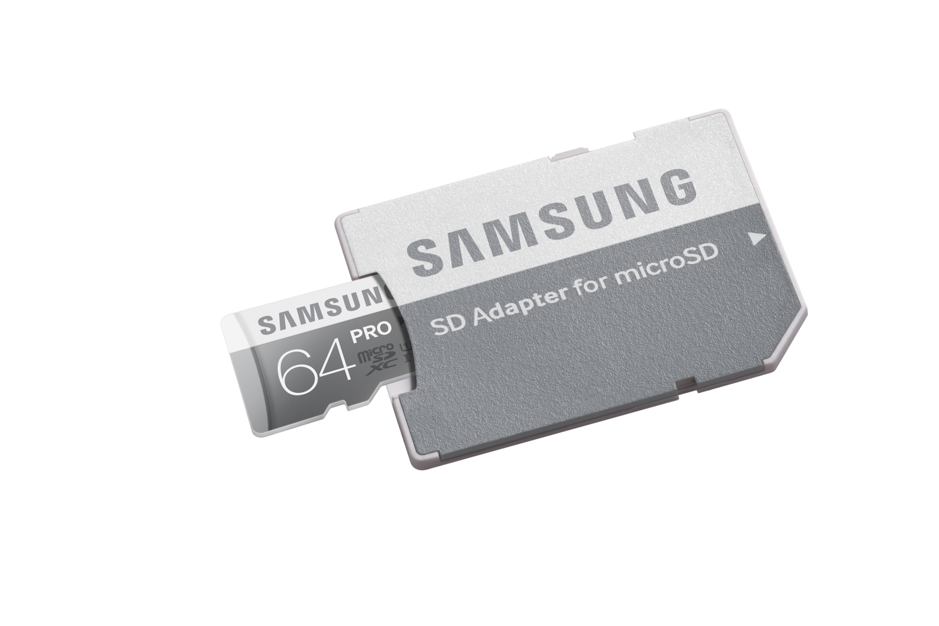 64GB Samsung Micro SDXC Pro Memory Card with SD adaptor - Samsung UK