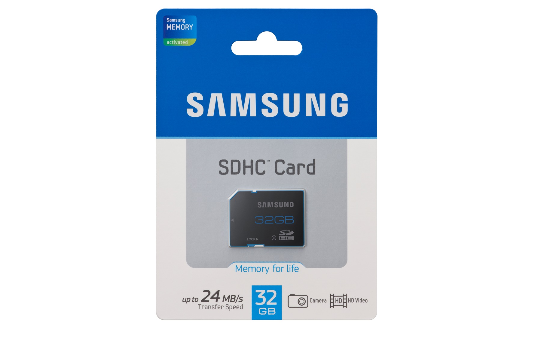 Samsung 32GB SD Class 6 (Digital Camera, HD Video) Memory Card