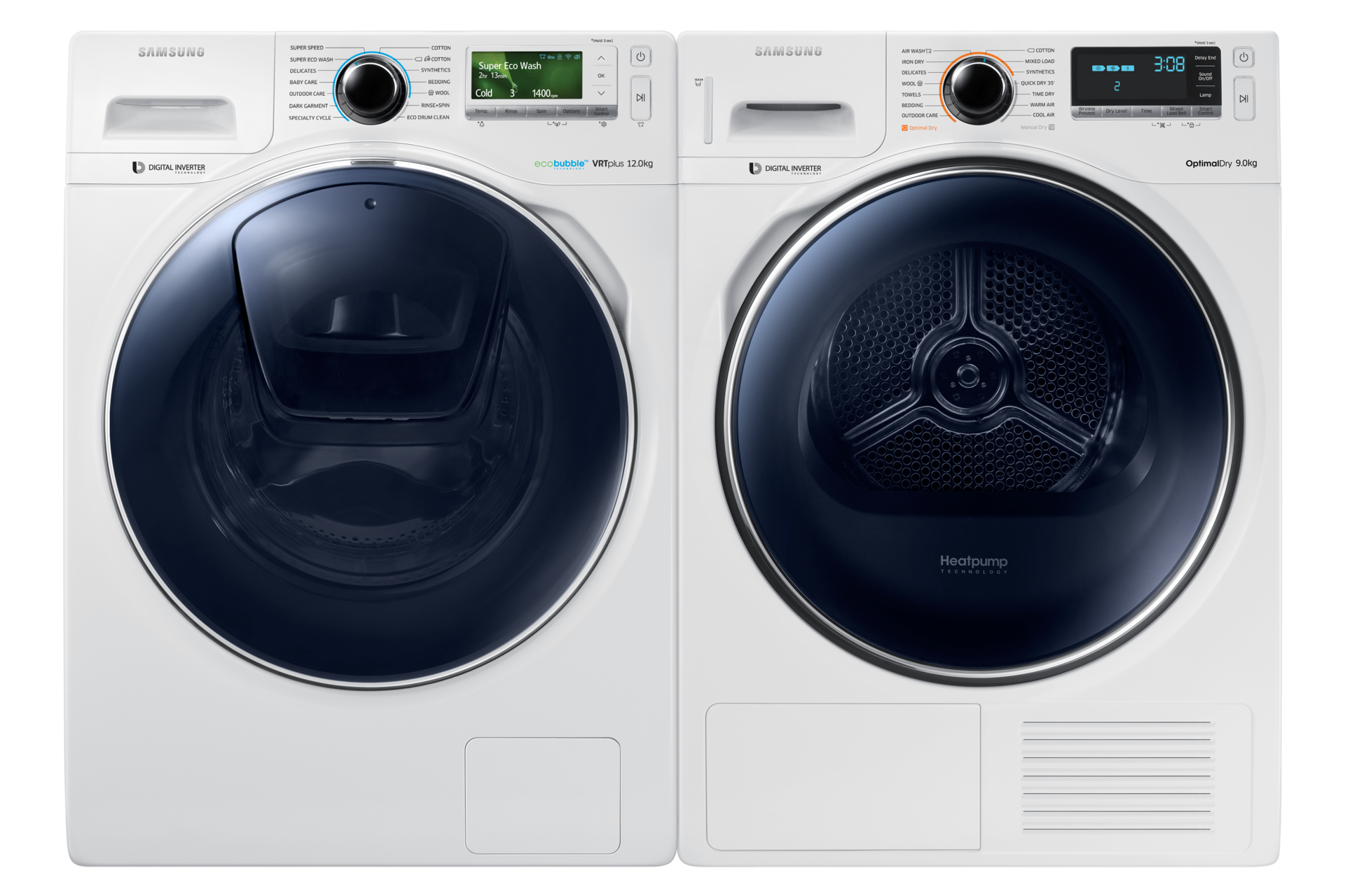 9kg Heat Pump Tumble Dryer A+++ DV90M8204AW Samsung UK