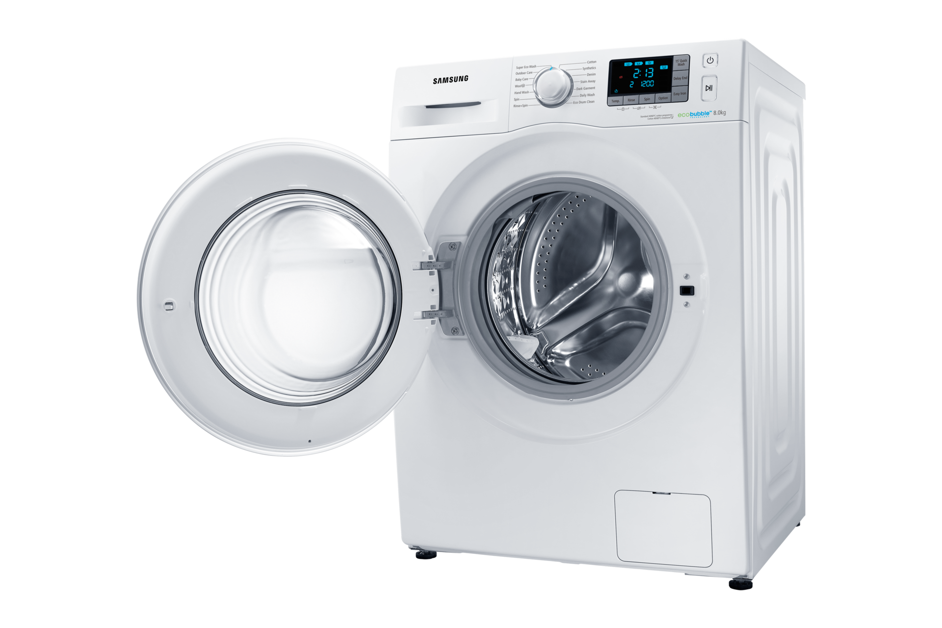 WF80F5EBW4W 8kg, A+++, 1400rpm ecobubble™ Washing Machine (White