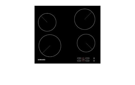 samsung c61r2aee 58cm ceramic hob black