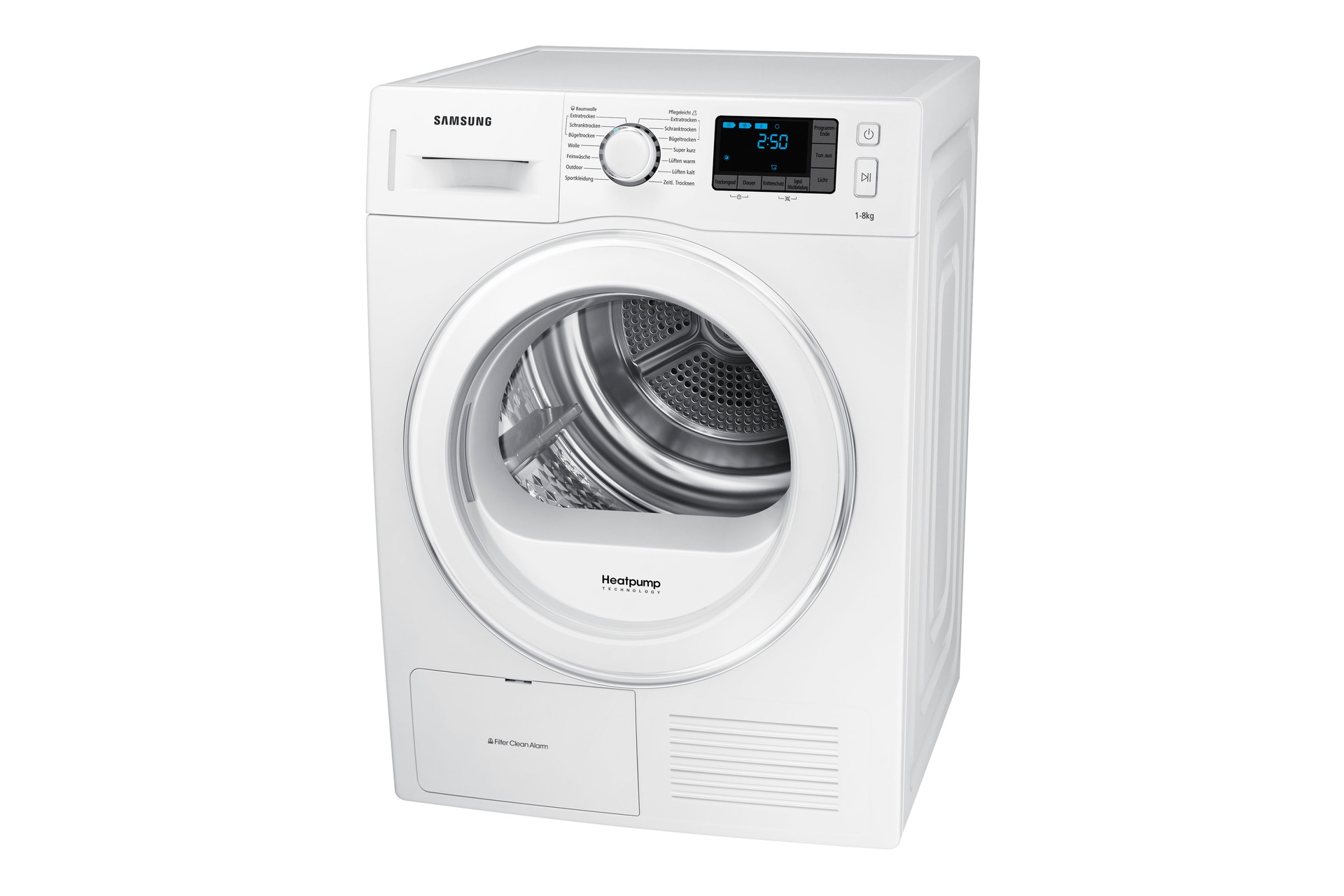 Samsung DV80F5E5HGW Heat Pump Condenser Tumble Dryer 8kg