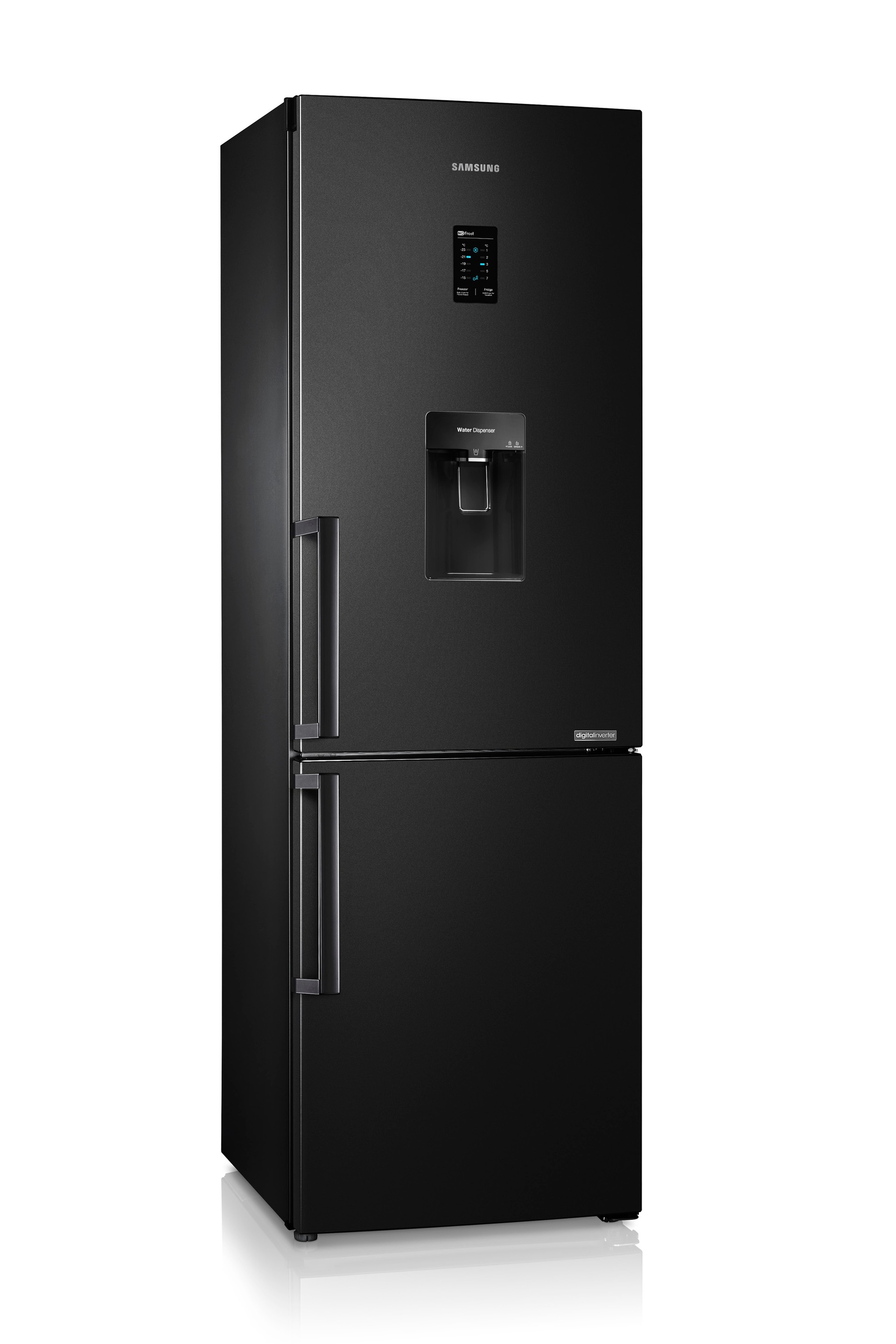 Samsung Rb31fdjndbc Fridge Freezer With Water Dispenser 185m 308l 8095