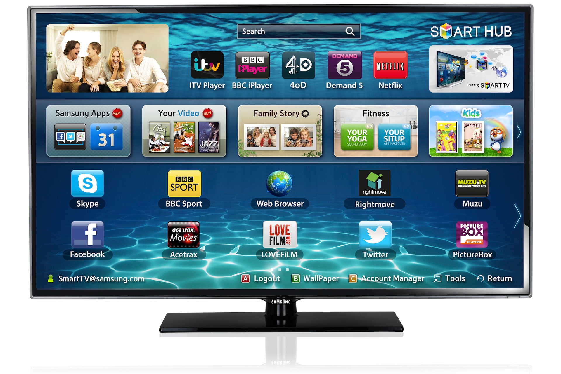 40" ES5500 Series 5 SMART Full HD LED TV | Samsung Support UK