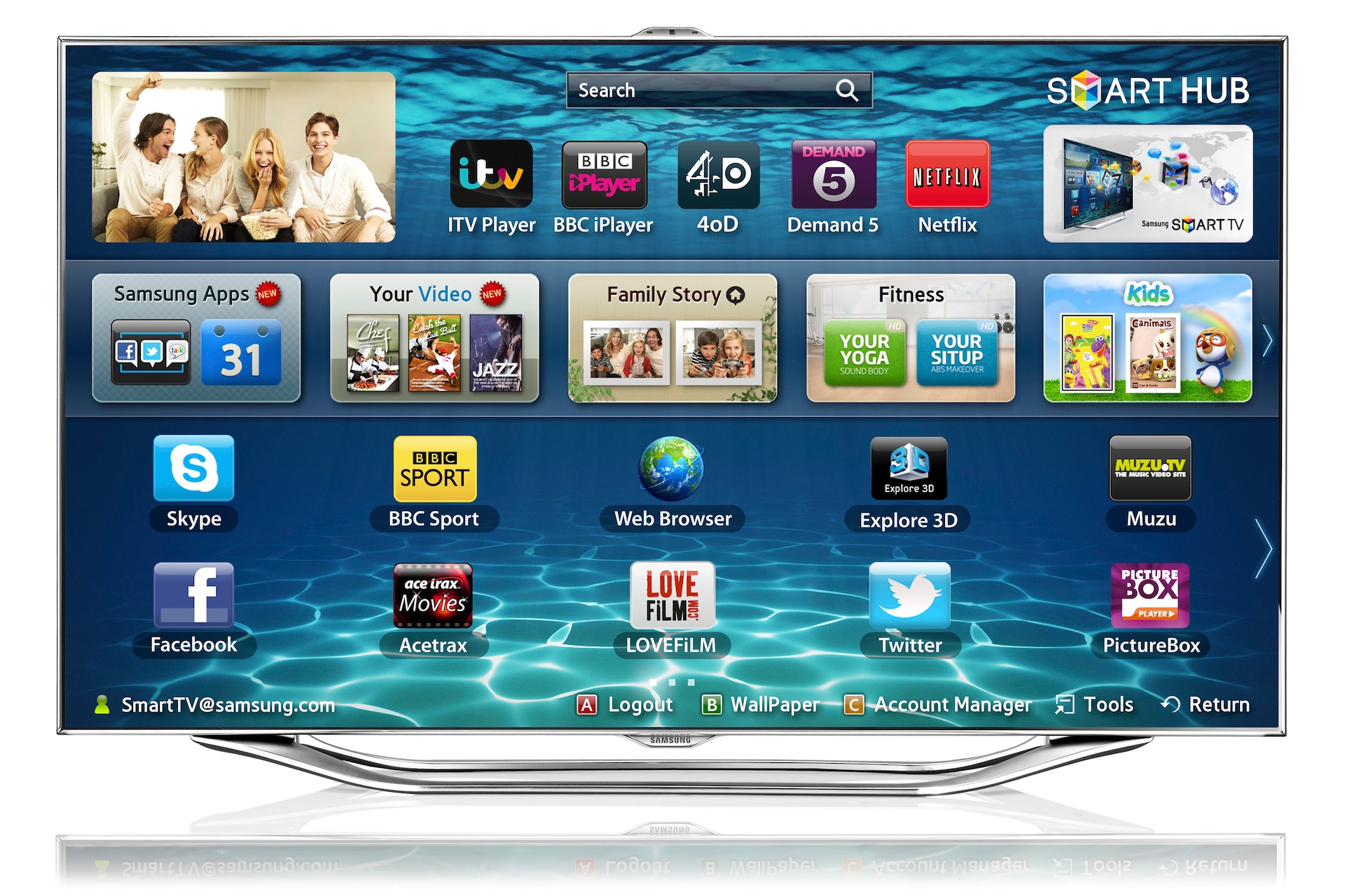 40" ES8000 Series 8 SMART 3D Full HDLED TV | Samsung UK