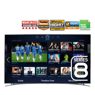 UE55F8000ST Front Black