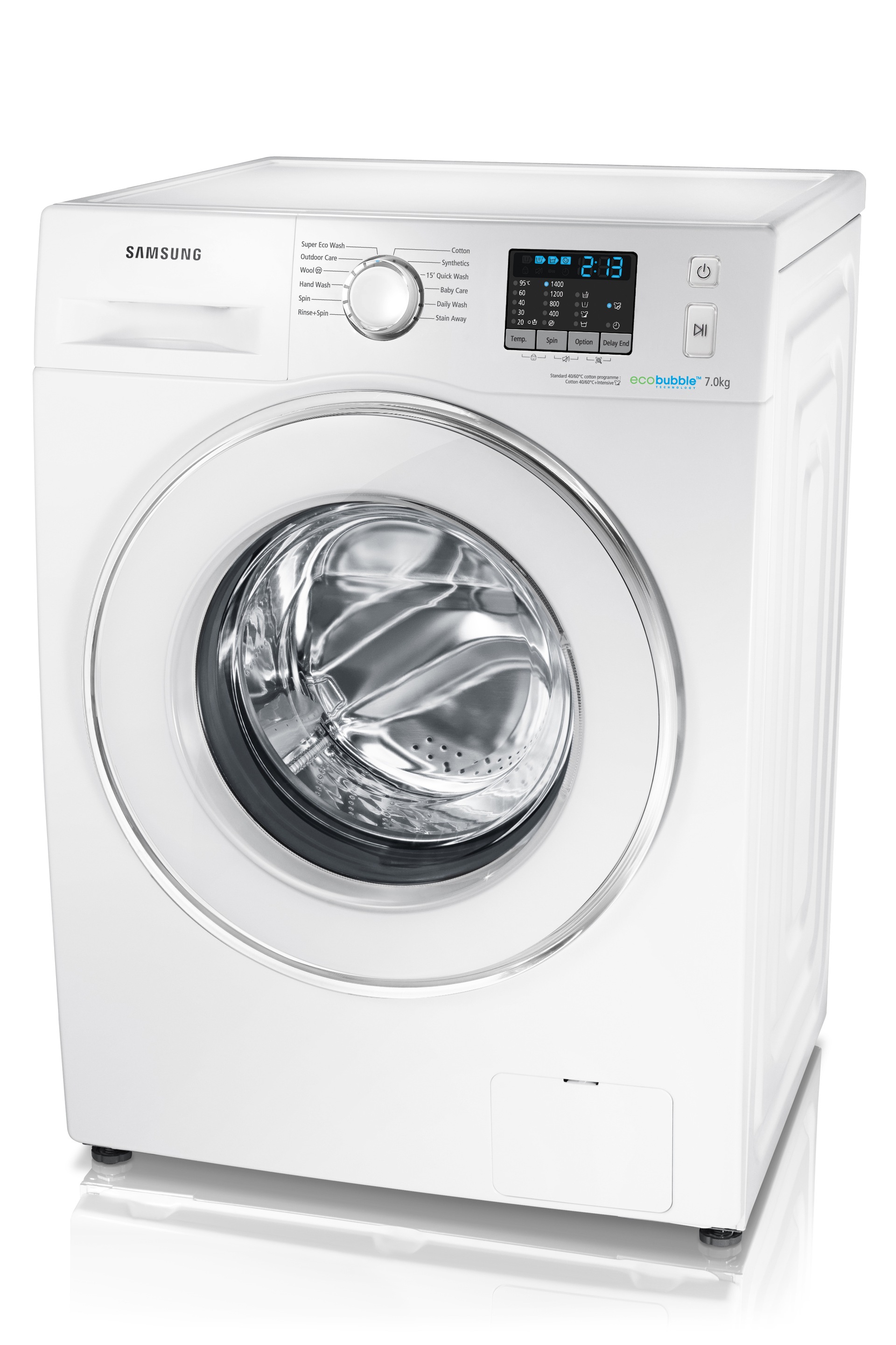 Samsung WF70F5E2W4W ecobubble™ Washing Machine 7kg 1400rpm