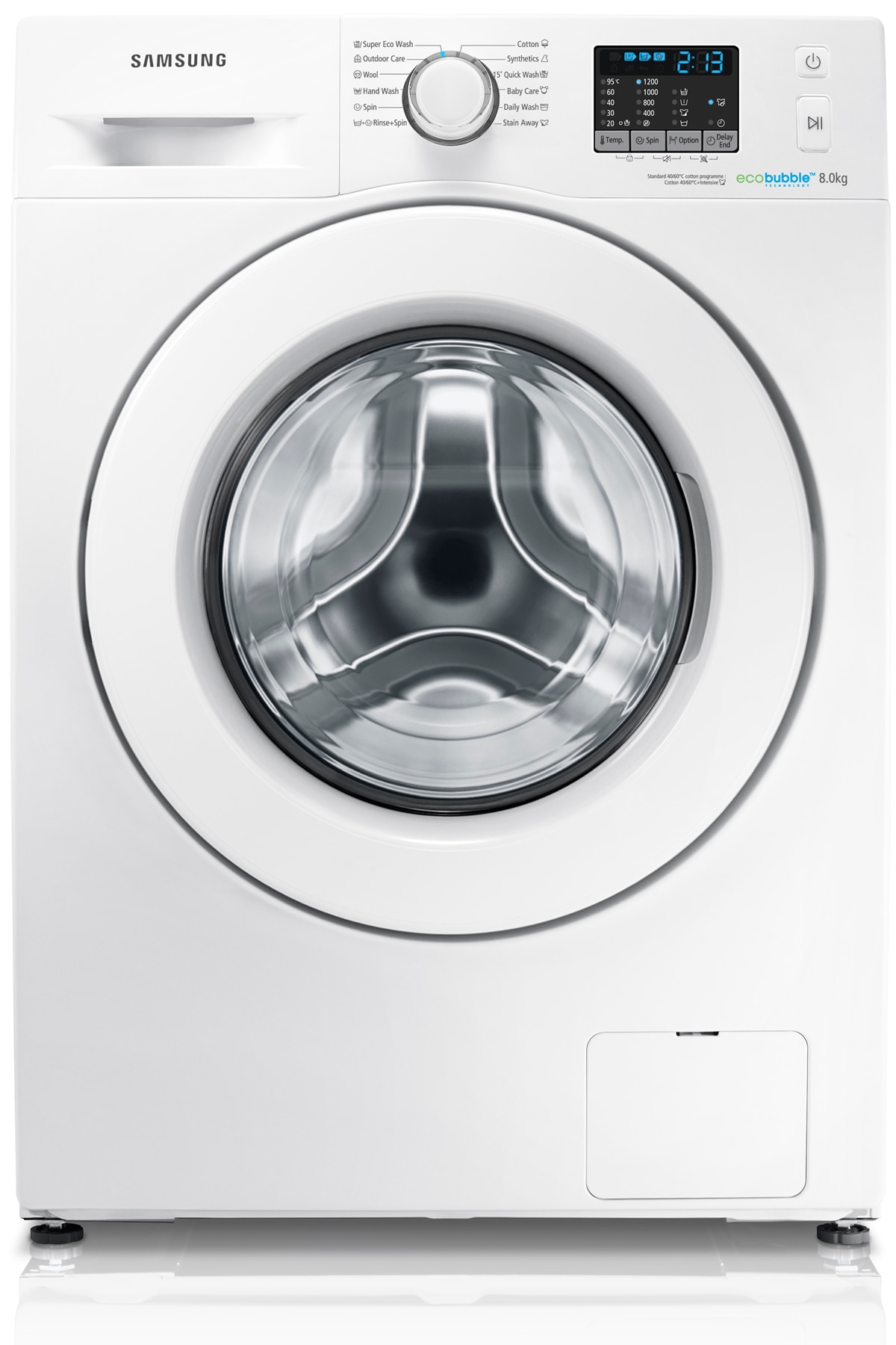 Samsung WF80F5E0W2W ecobubble™ Washing Machine 8kg 1200rpm