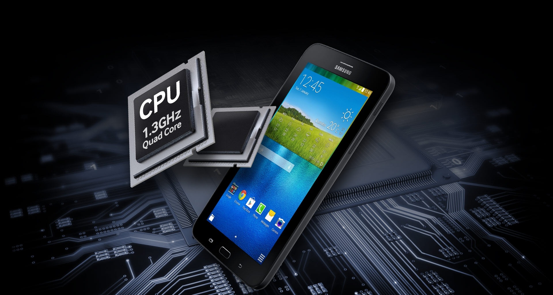 1.3 GHz Quad Core Processor